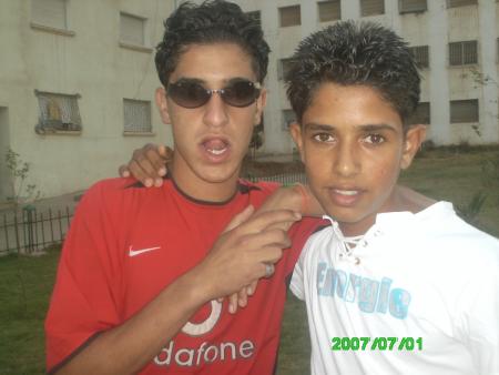 moi avec mon frer
